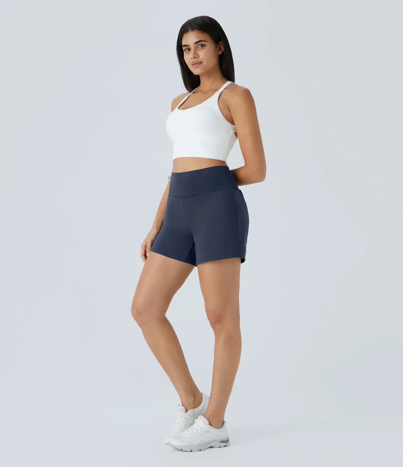 SoftlyZeroTM Airy Super High Waisted 2- in-1 InstantCool Yoga Shorts with Pockets