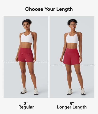 SoftlyZeroTM Airy Super High Waisted 2- in-1 InstantCool Yoga Shorts with Pockets