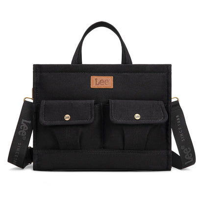 Lee work tote bag, message bag, with multiple pockets, very practical, large capacity, can hold an iPad and a 13-inch laptop, suitable for use at work or school.