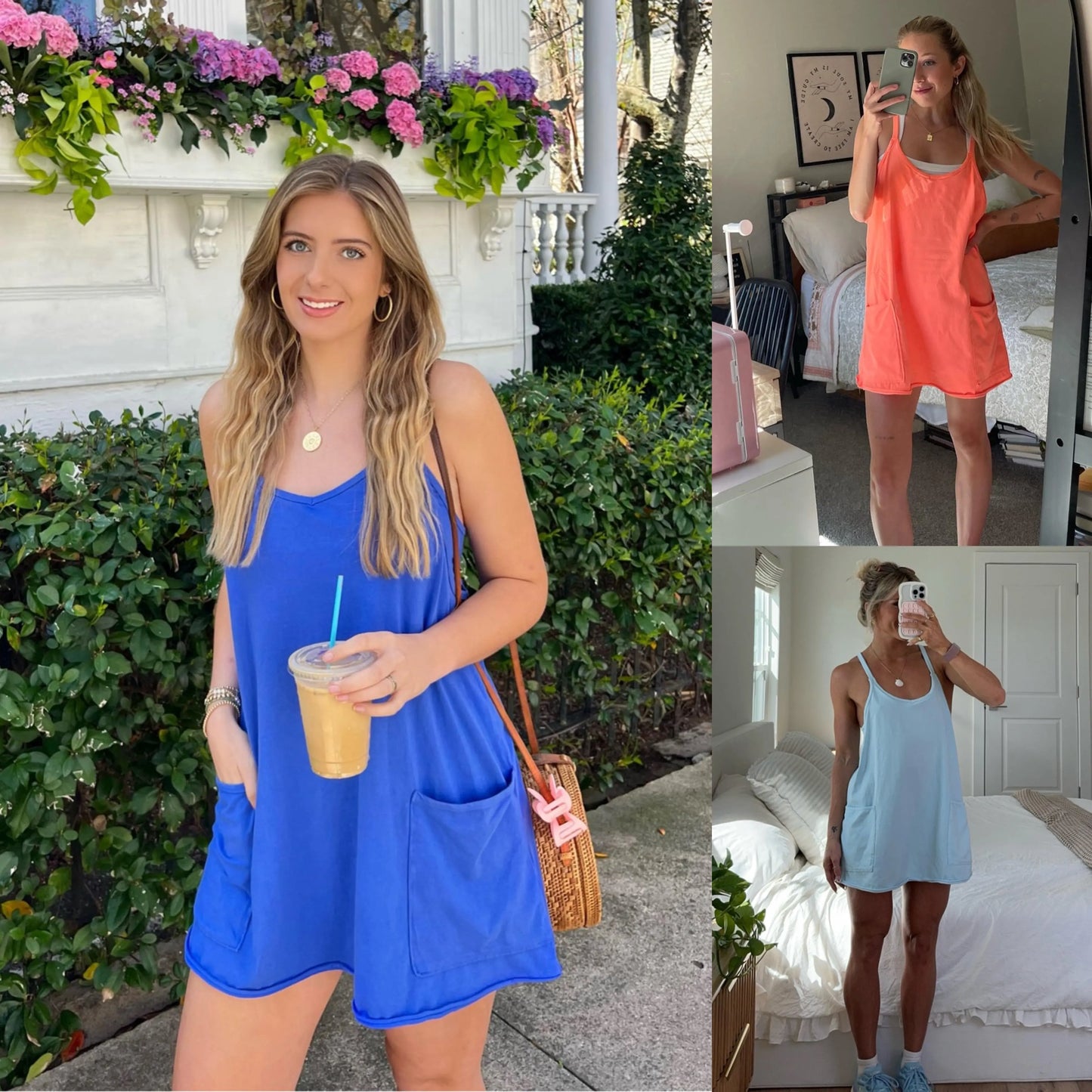 Curve-Friendly 2-in-1Lounge Romper Dress