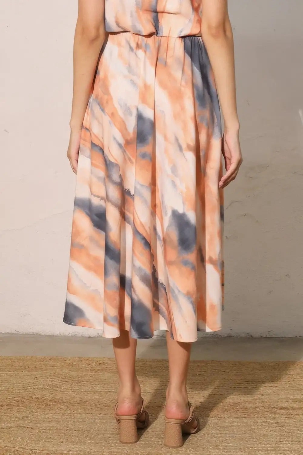 Line Printed Skirt
