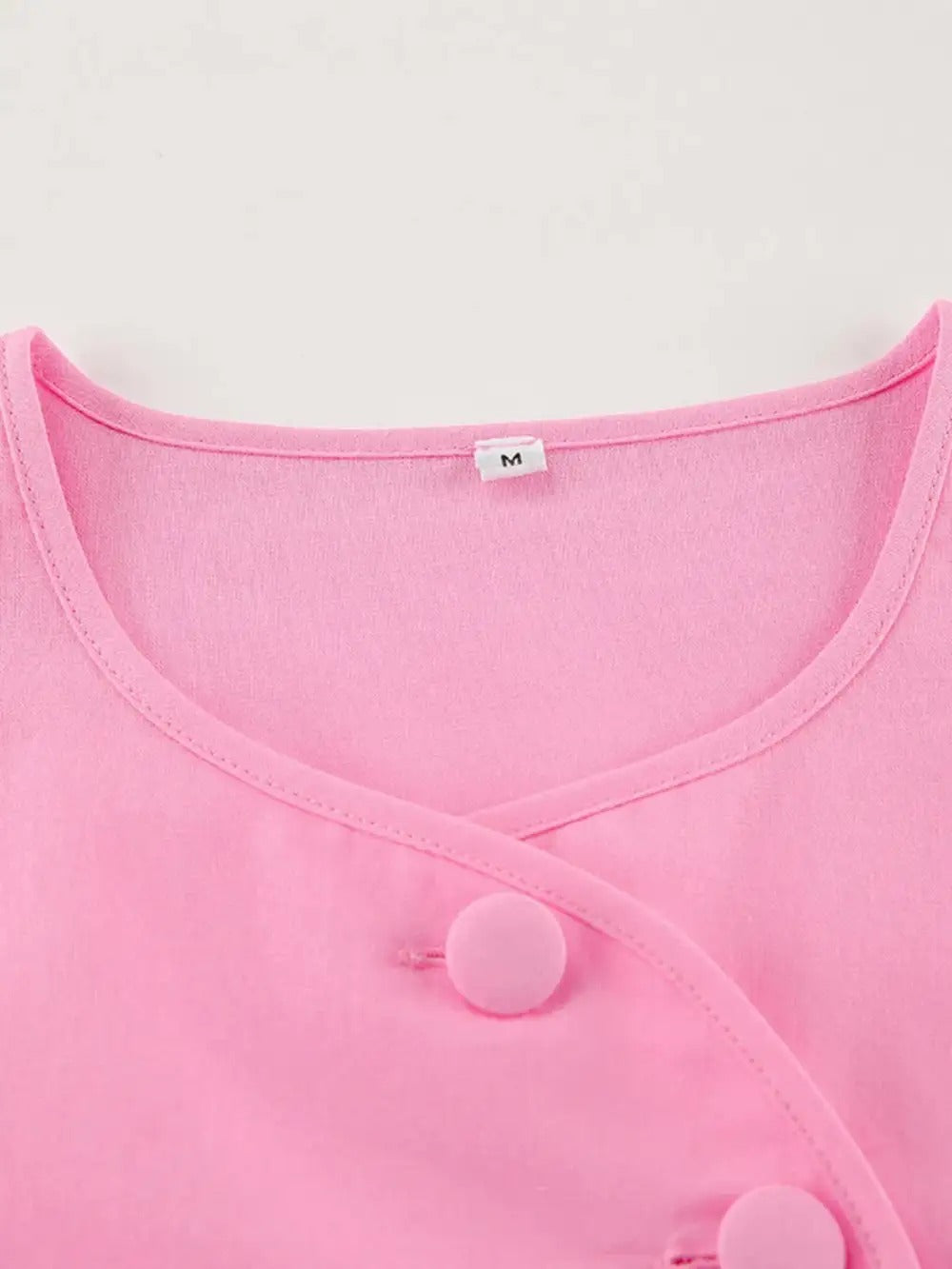 Easygoing Button Front Short Sleeve Coordinated Shorts